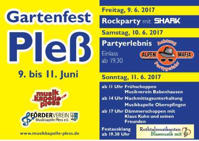 Gartenfest Pless