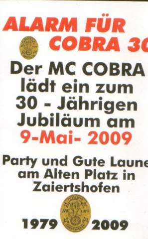 Alarm für Cobra 30